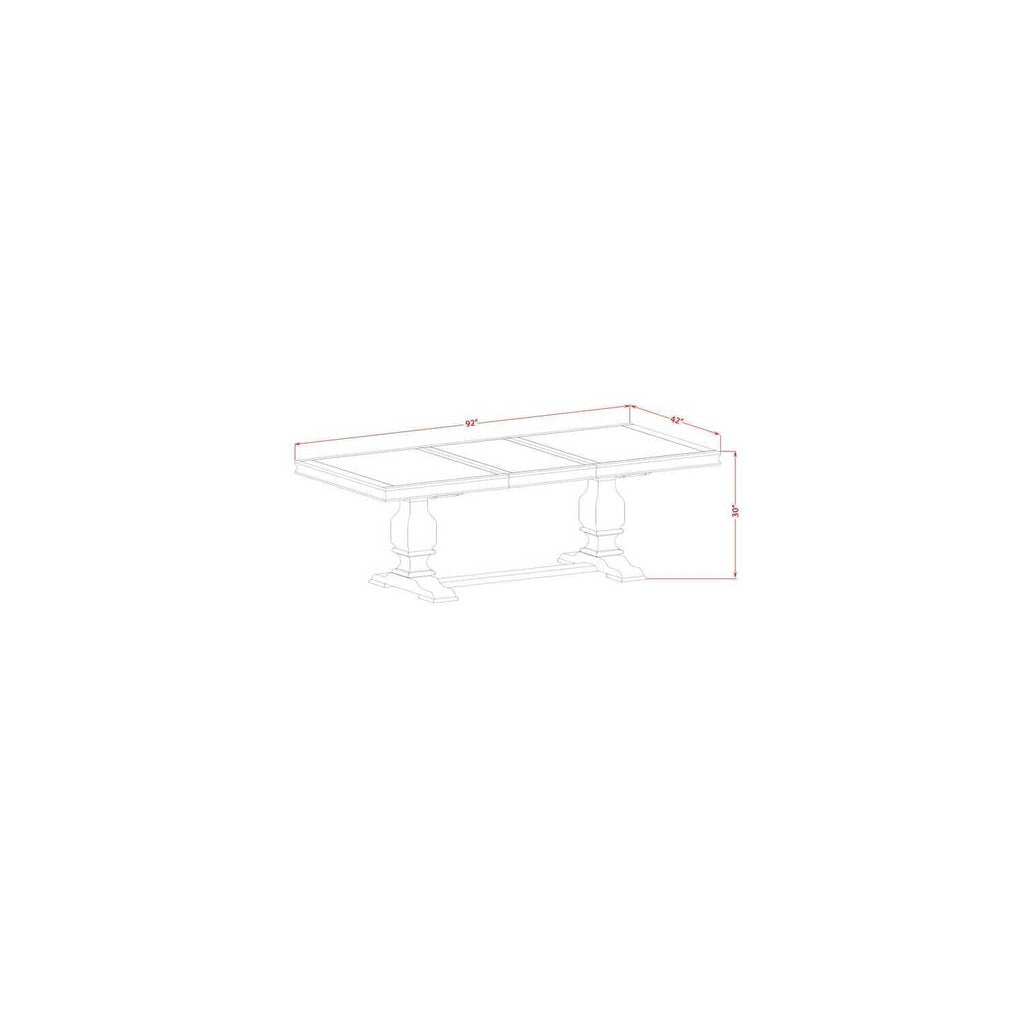 9 Piece Dining Room Set with Green Chairs F79947