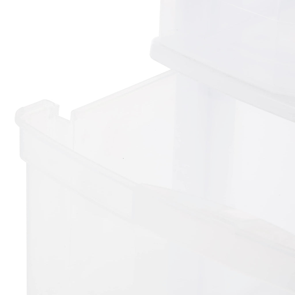 3 Drawer Plastic Rolling Organizer Cart L269
