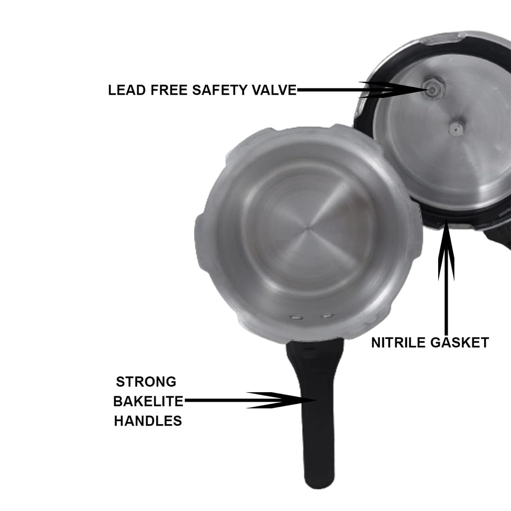 Aluminium 2 Liters Outer Lid Pressure Cooker O57090