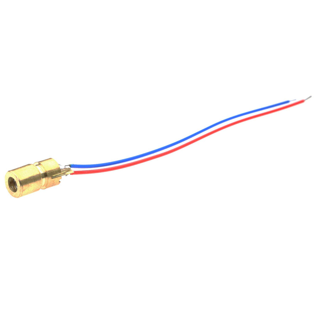 10-Pack 3.3V 650nm Mini Red Laser Dot Diode Module 6mm 5mW X646