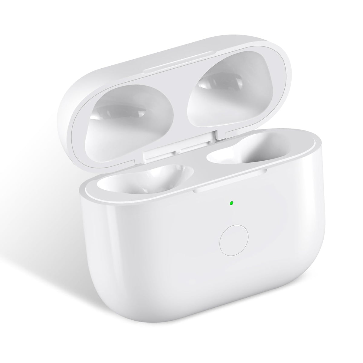 White Wireless Charging Case with Bluetooth Pairing Sync Button U149919