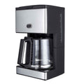 1.8L 10-15 Cup Stainless Steel Black Drip Coffee Machine L155