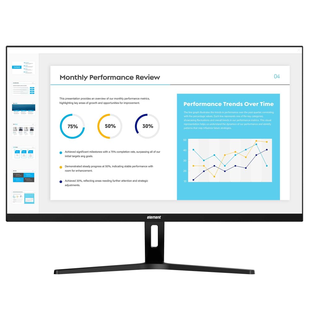 24" FHD 1080p 75hz IPS Ultra Thin PC Monitor I6482