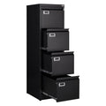 4 Drawer Metal Vertical File Cabinet with Lock S573
