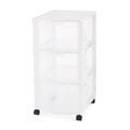 3 Drawer Plastic Rolling Organizer Cart L269