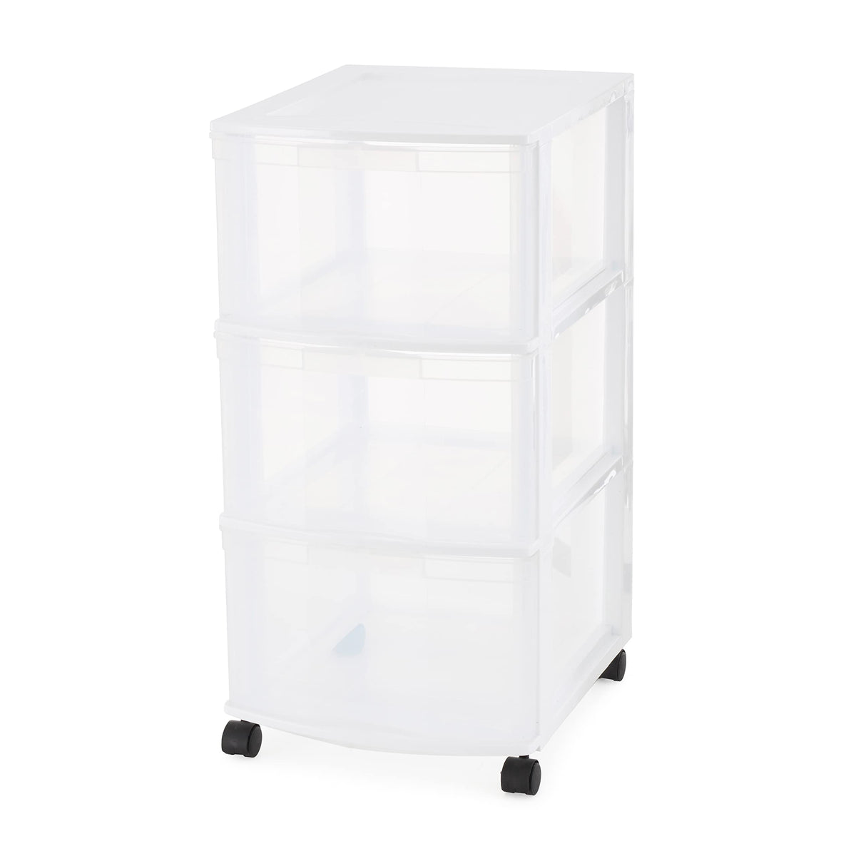 3 Drawer Plastic Rolling Organizer Cart L269