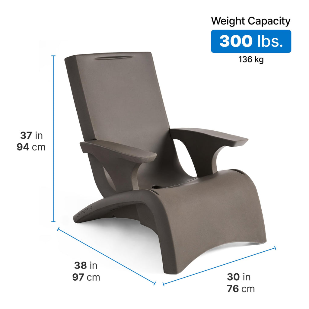 Dark Cedar Adirondack Chair T10069