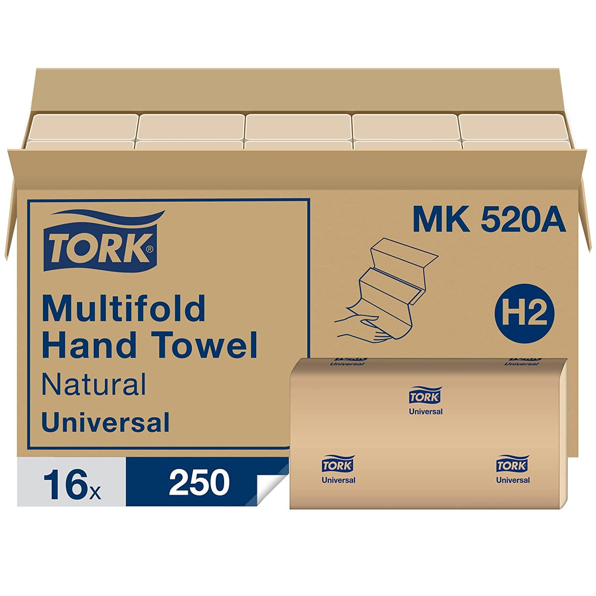 White Jumbo Toilet Paper Roll and Multifold Hand Towel T7918