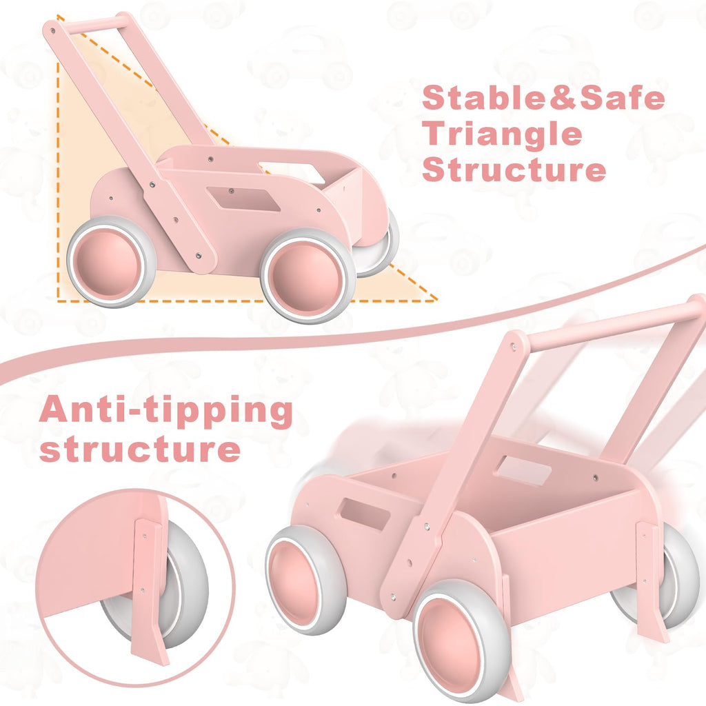 Wooden Baby Push Walker K8111