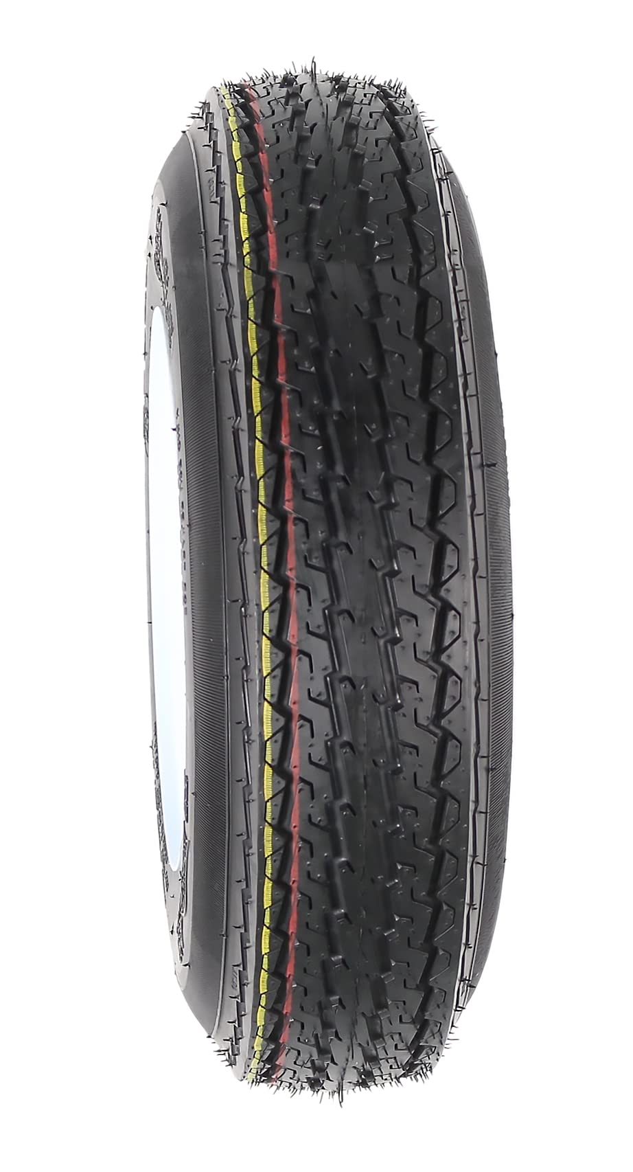 2-Pack Trailer Tire Rim Assembly 4.80-8 4 Lug White M364
