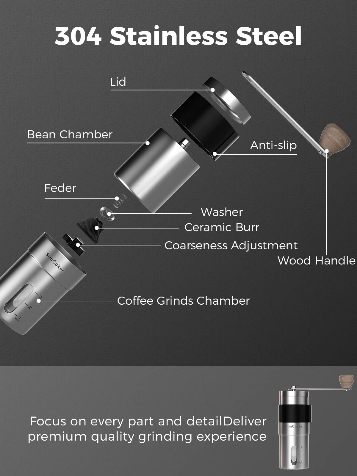 Manual Coffee Grinder O903