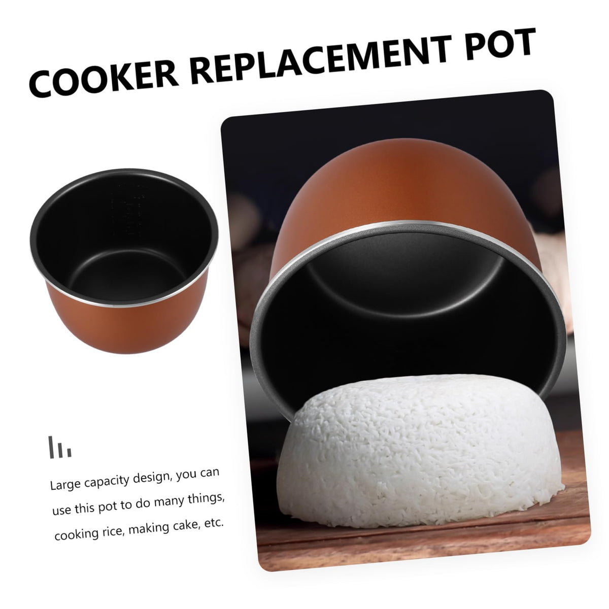 Electric Pressure Cooker Inner Pot Replacement P9844
