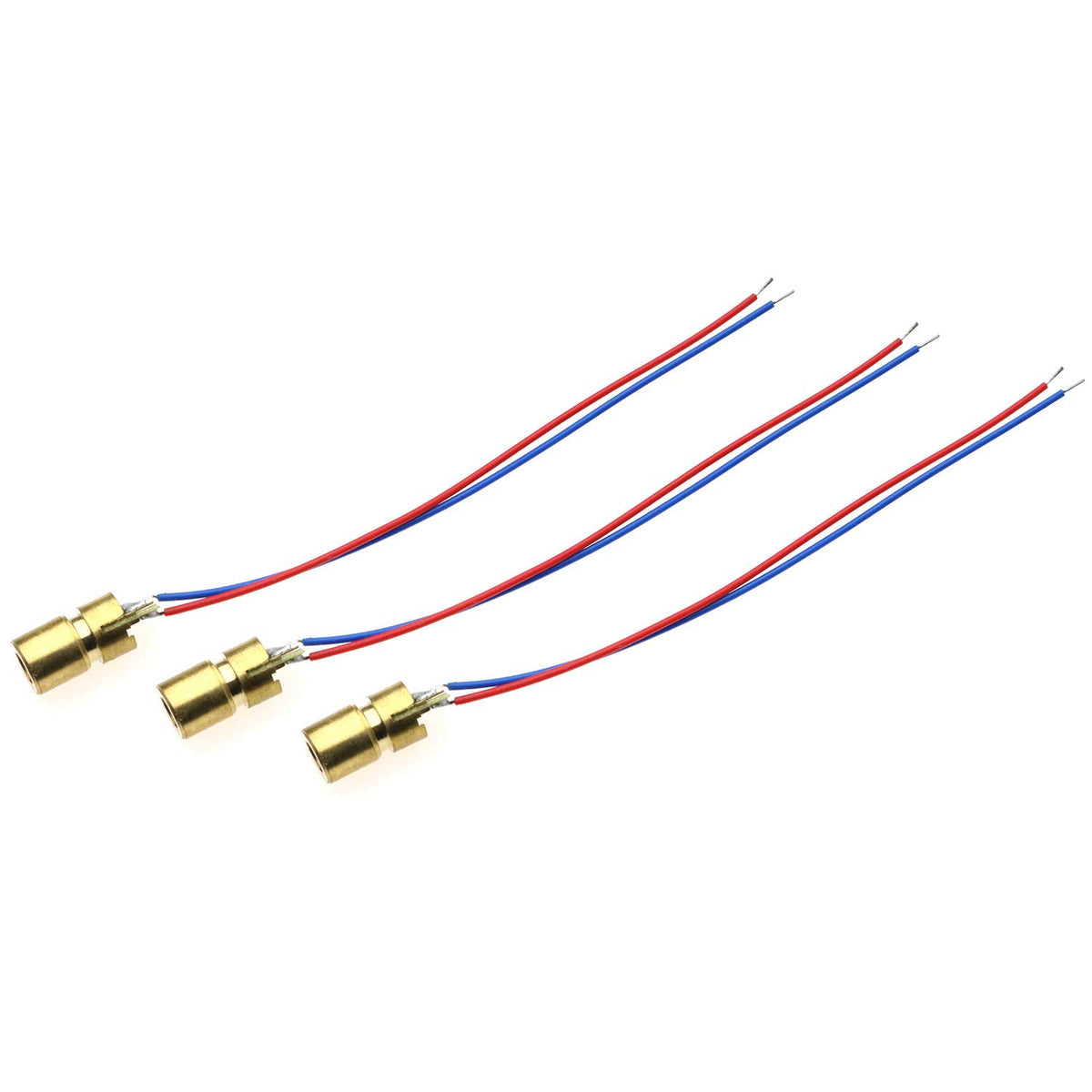 10-Pack 3.3V 650nm Mini Red Laser Dot Diode Module 6mm 5mW X646