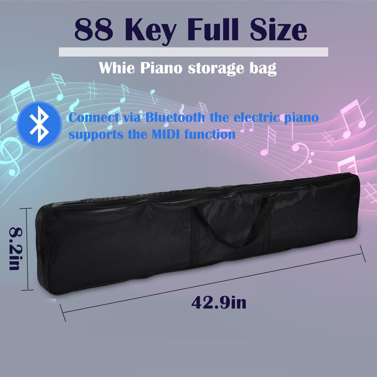 88 Key Semi Weighted Digital Piano with Stand W60831