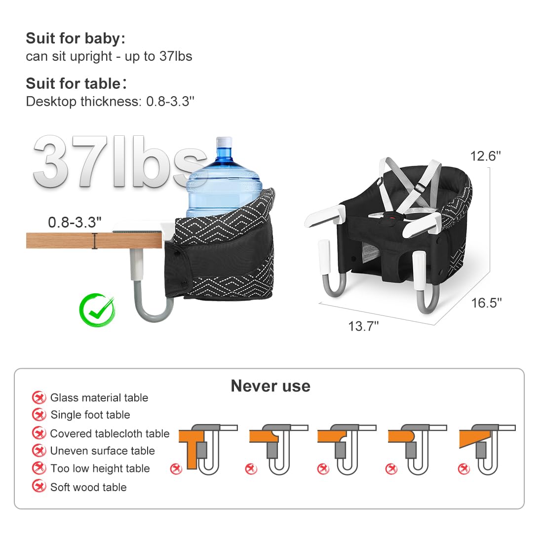 Hook On High Chair Z1103