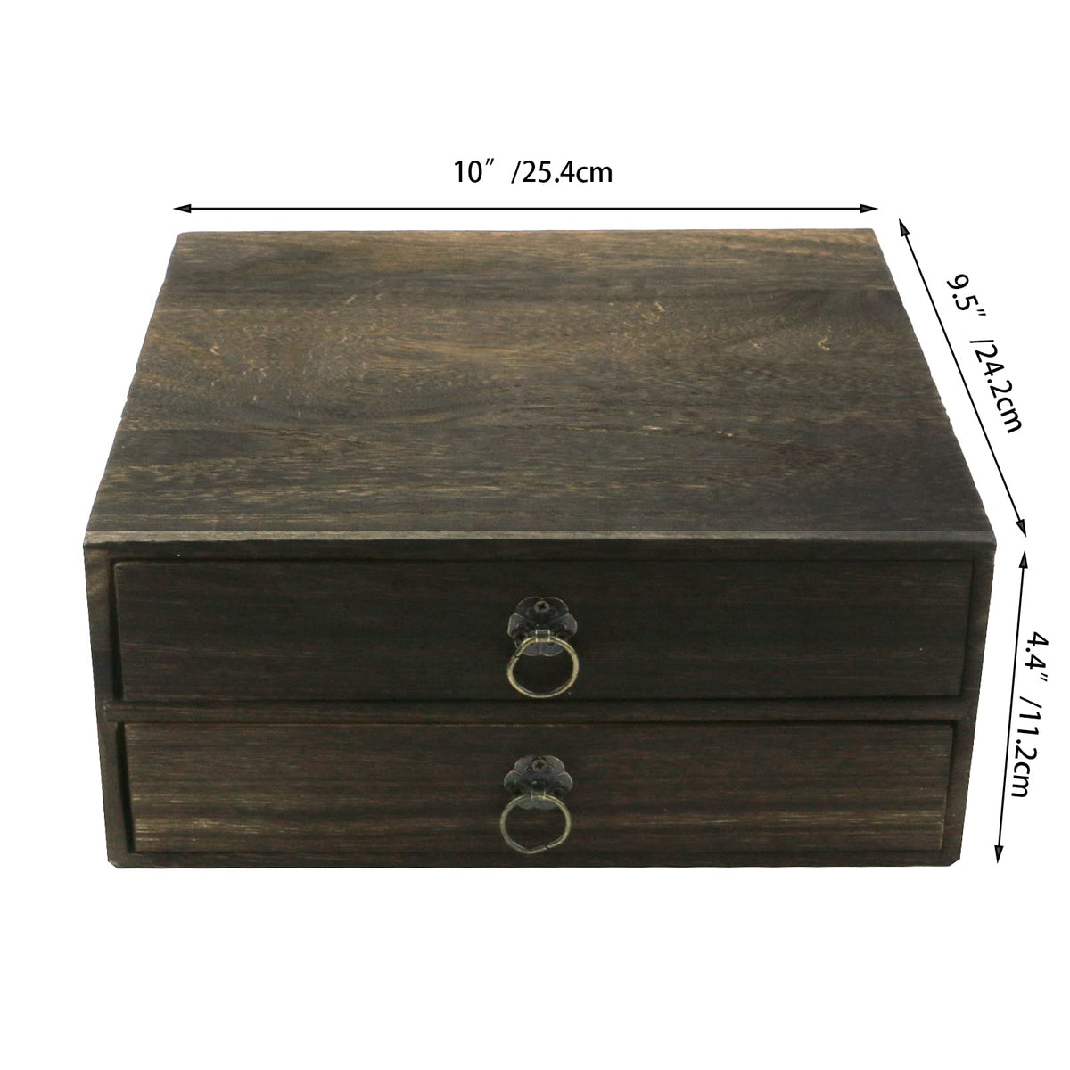 Wooden Desk Organizer with Drawer S200406
