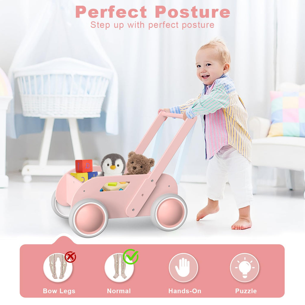 Wooden Baby Push Walker K8111