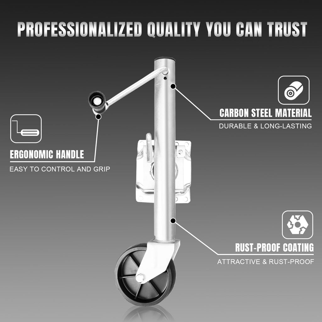 1000 lbs Trailer Jack with Wheel Y329