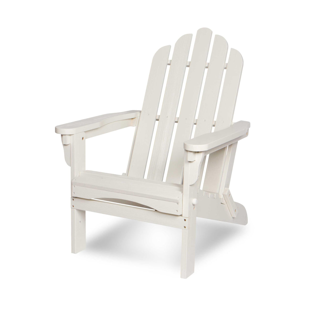 Light Ivory Wooden Outdoor Folding Chair L894881