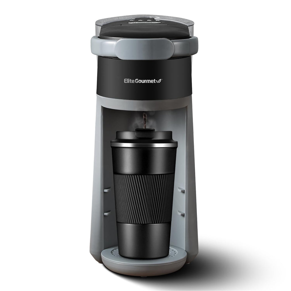 2-in-1 Capsule Coffee Maker, K-Cup & Grounds, Black U35521