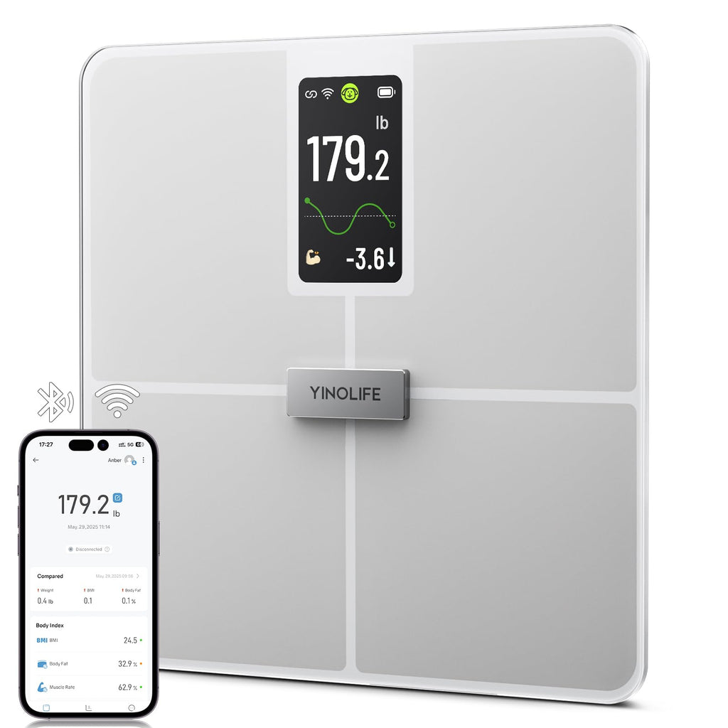 Digital Bathroom Weight Scale with 4.3" Color Display P58022