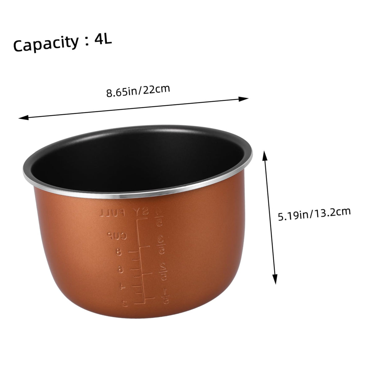 Electric Pressure Cooker Inner Pot Replacement P9844