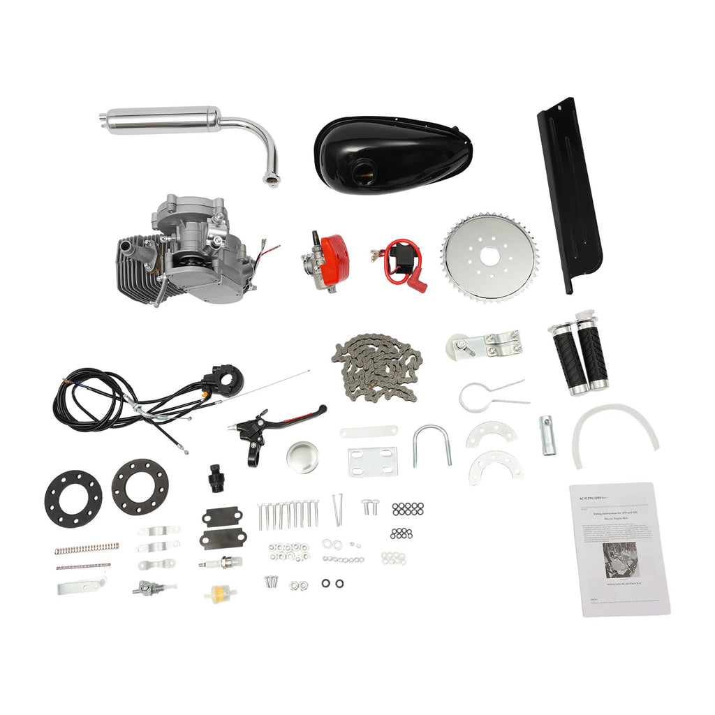 100CC 2-Stroke Bicycle Engine Kit with Air-Cooling J959325