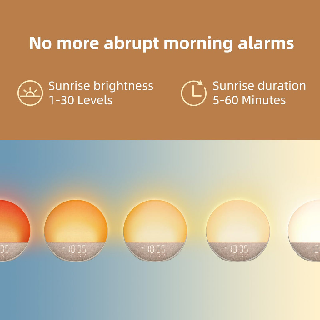 Sunrise Alarm Clock White Noise Machine F929682