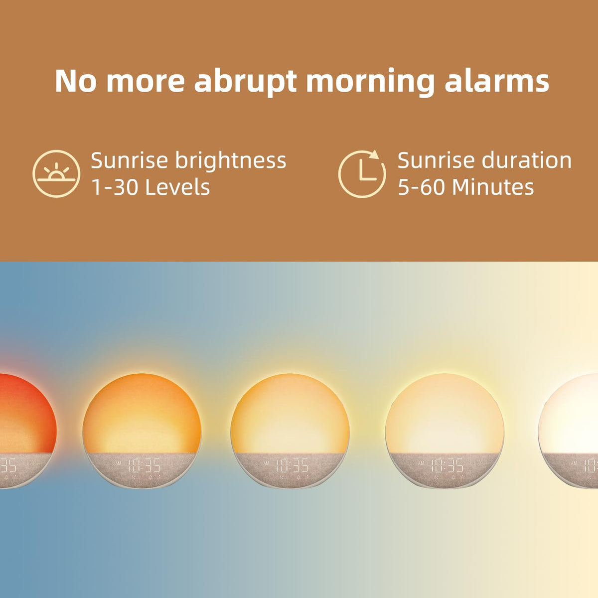 Sunrise Alarm Clock White Noise Machine F929682