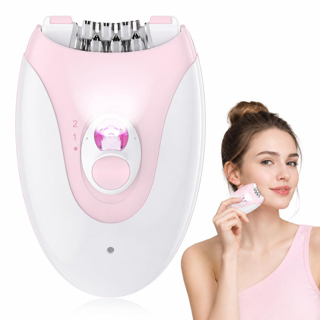 Electric Epilator with 36 Tweezers, 2 Speed Cordless USB N86670