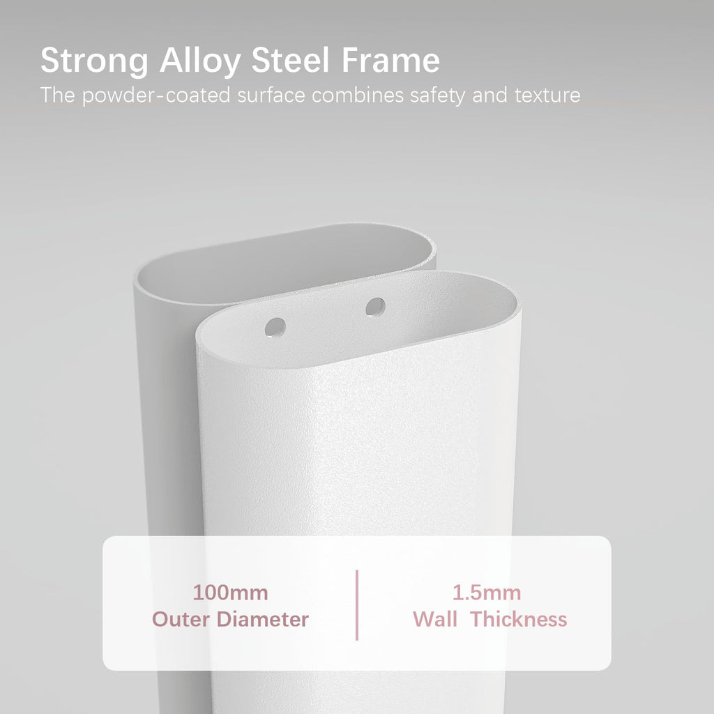 White Rolling TV Stand A916
