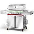 Heavy-duty SUS304 Stainless Steel 6-Burner Propane Gas Grill T952