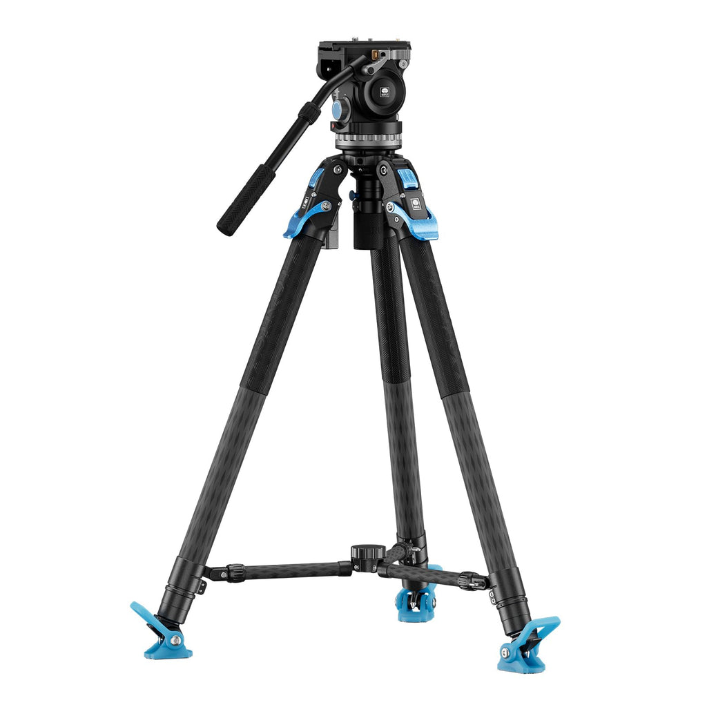 Carbon Fiber Video Tripod with Fluid Head X201297