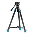 Carbon Fiber Video Tripod with Fluid Head X201297