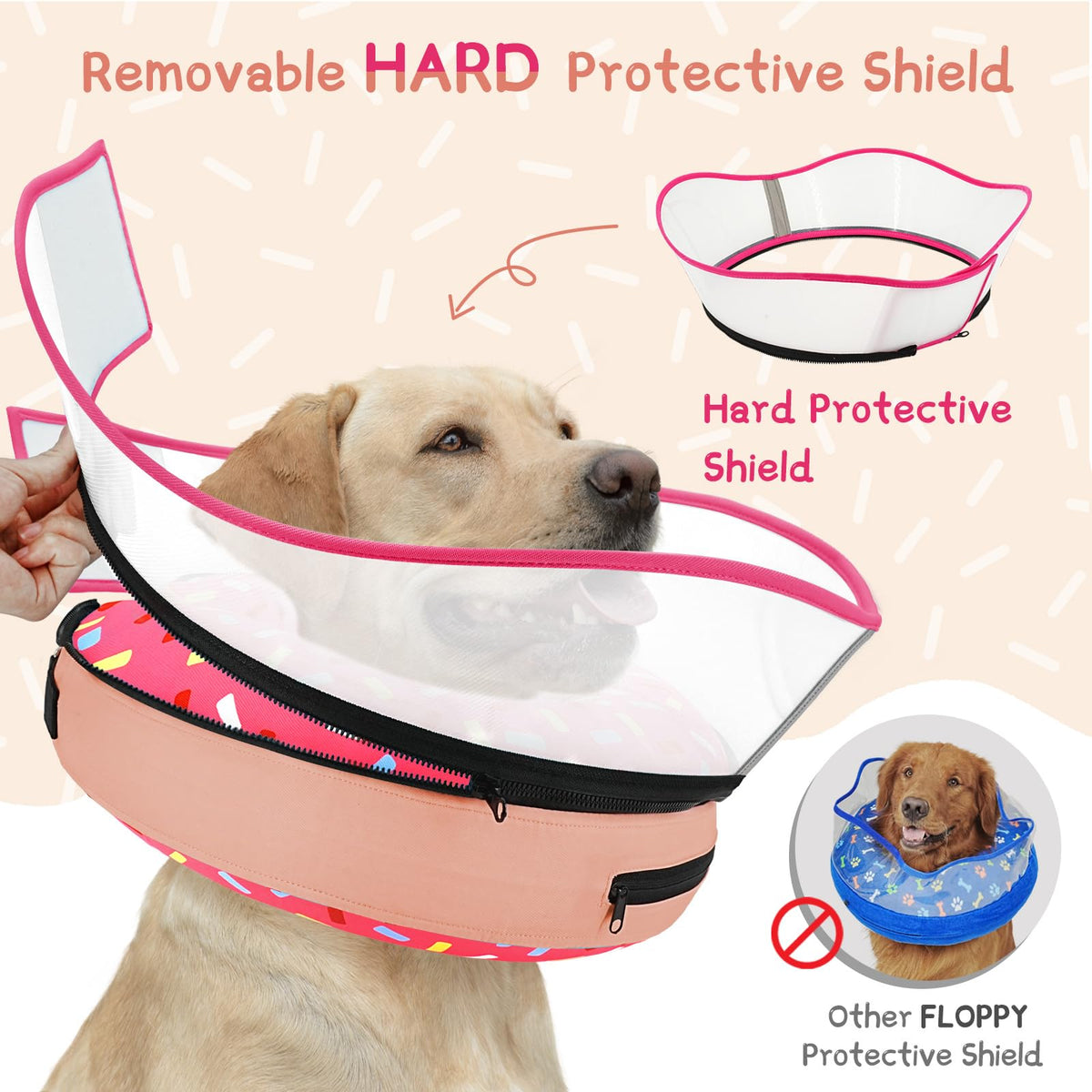 Inflatable Dog Cone Collar for Dogs Q7898