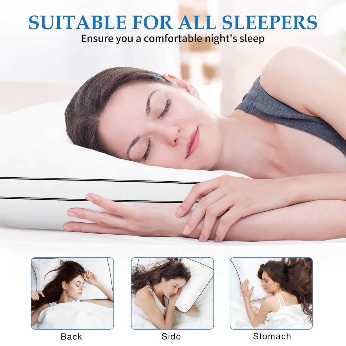 King Size Set of 2 Bed Pillows G6120