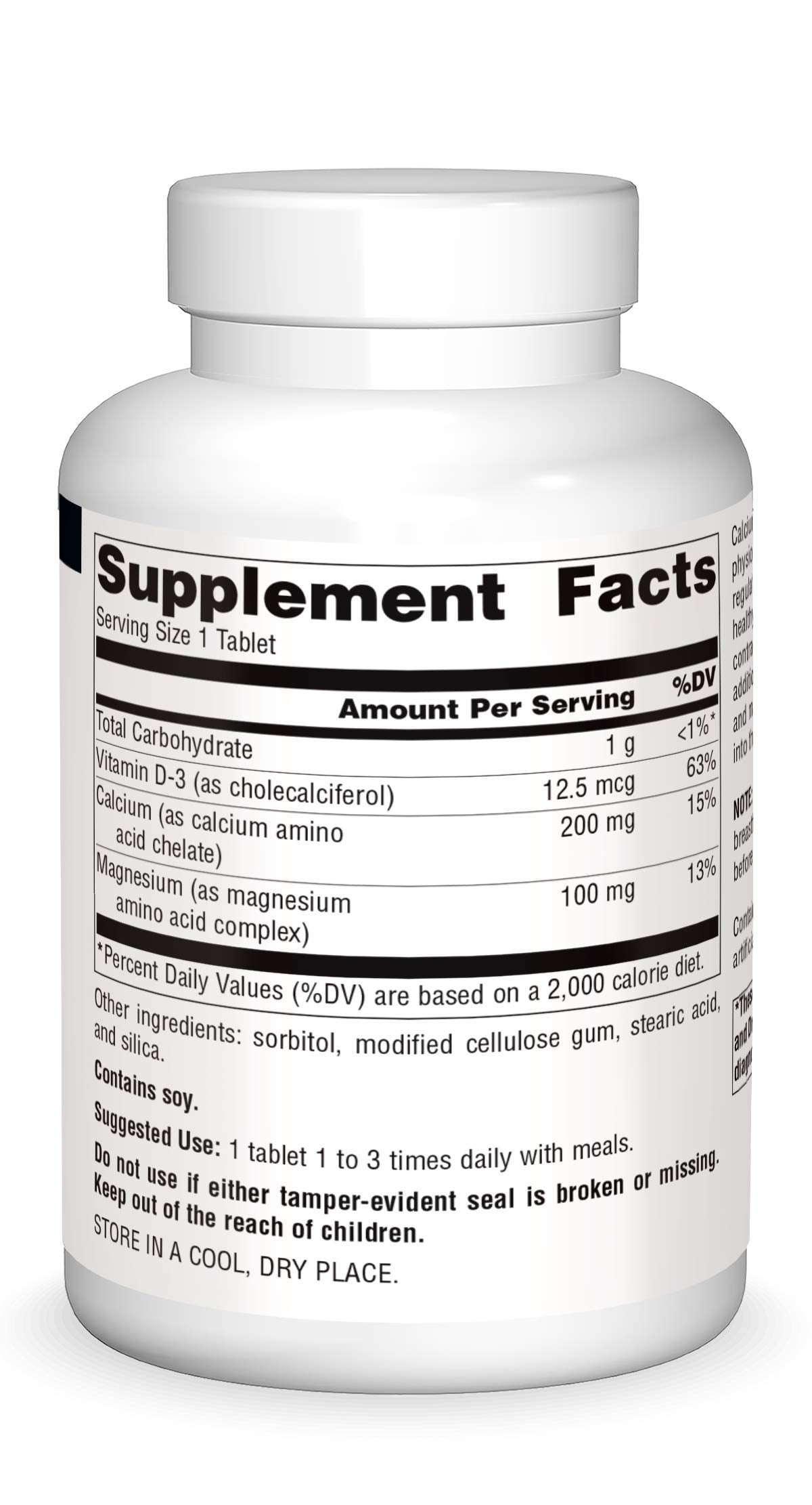 Calcium & Magnesium 300 MG 250 Tablets L93639