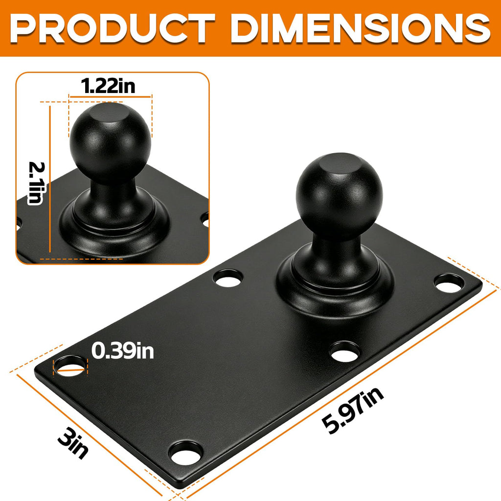 Trailer Sway Control Ball Plate W515