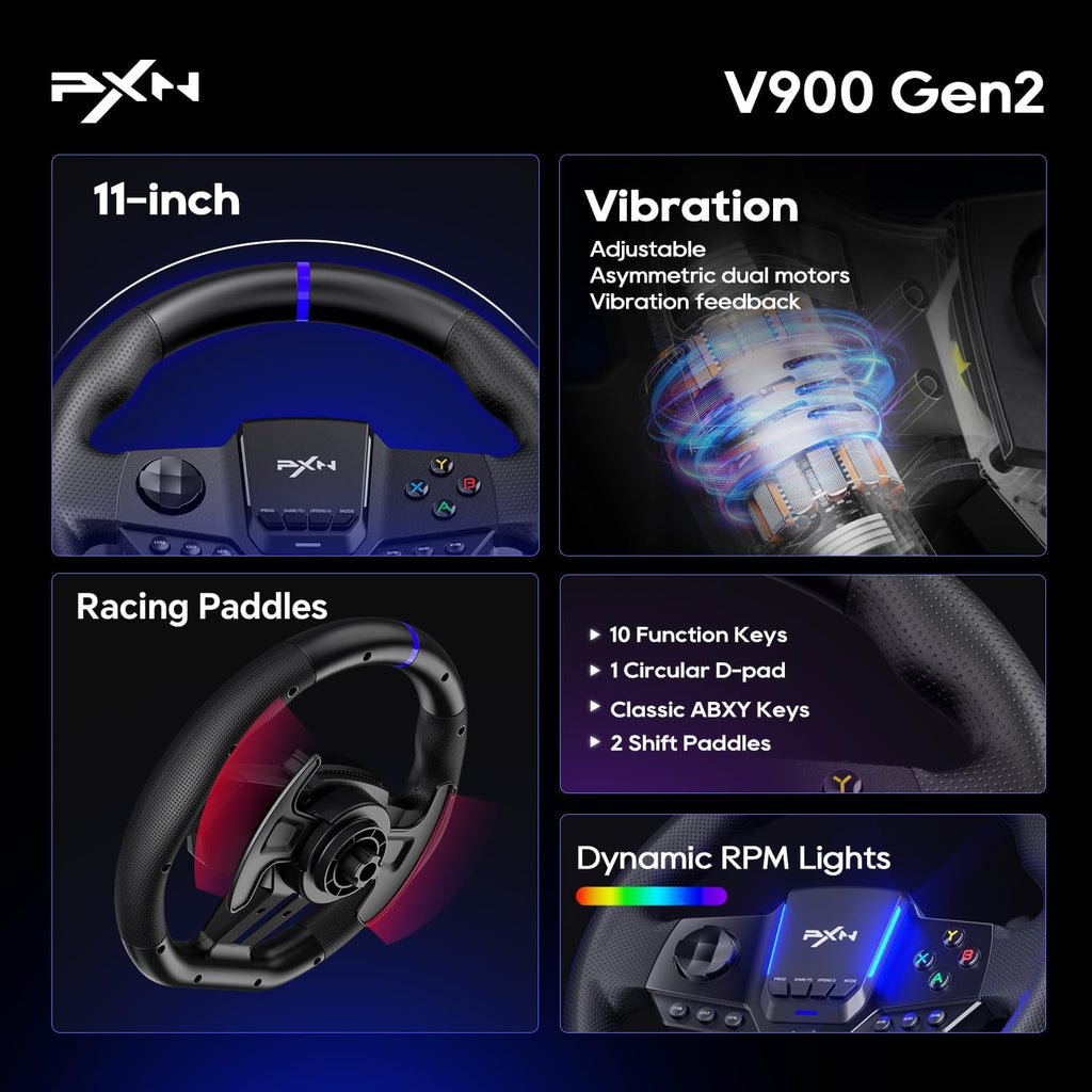 Gaming Steering Wheel D606