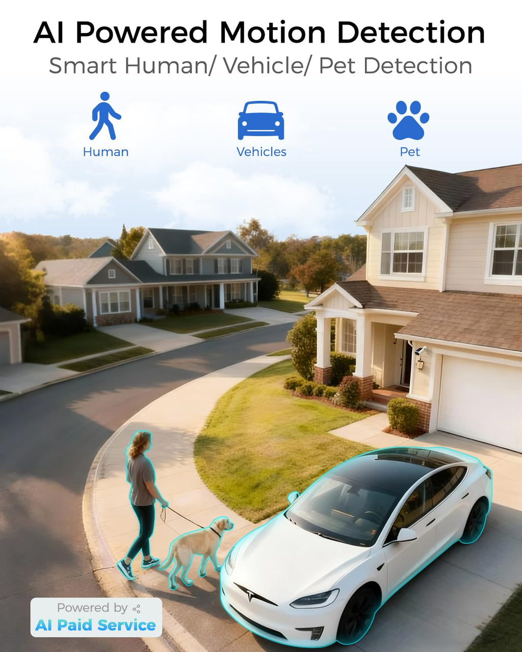 4MP Solar Security Cameras Wireless Outdoor S29743