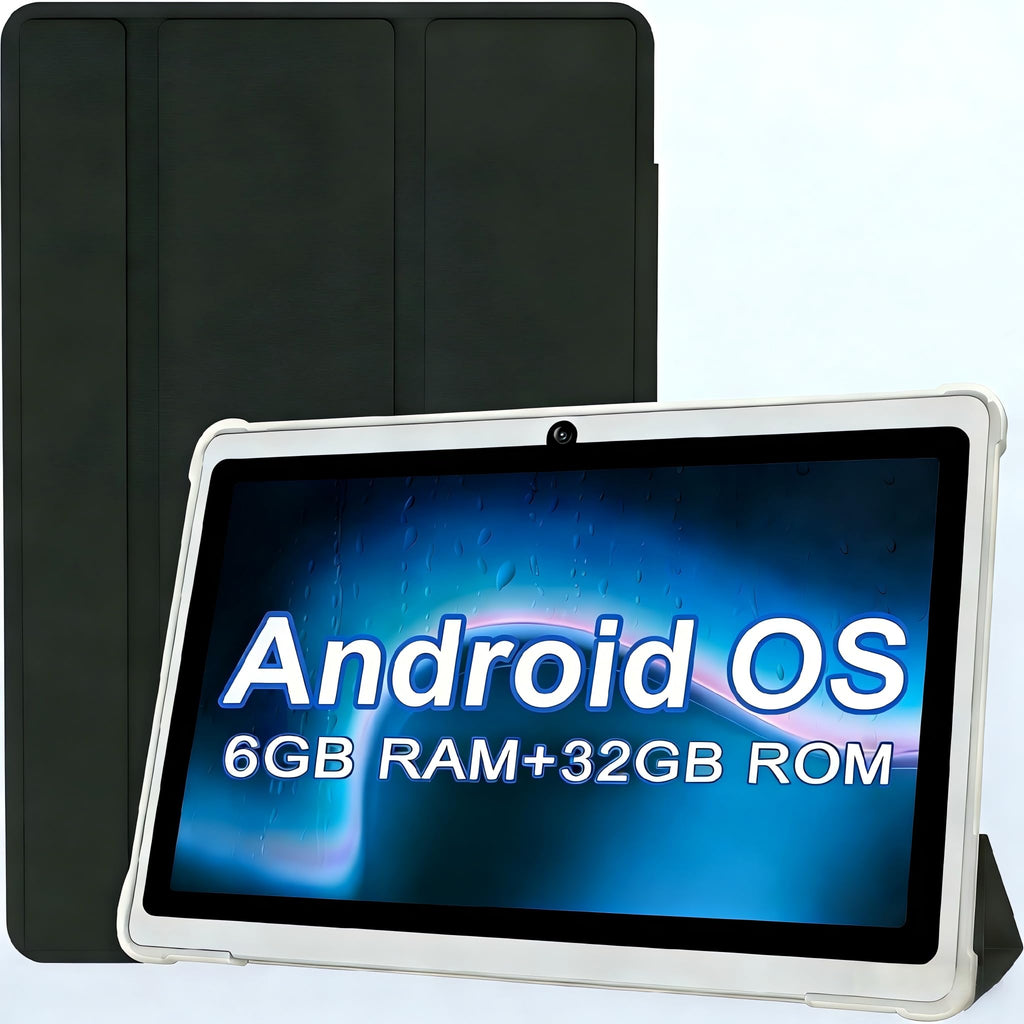7 Inch Android Tablet with Case, 6GB RAM 32GB ROM, Black S4570