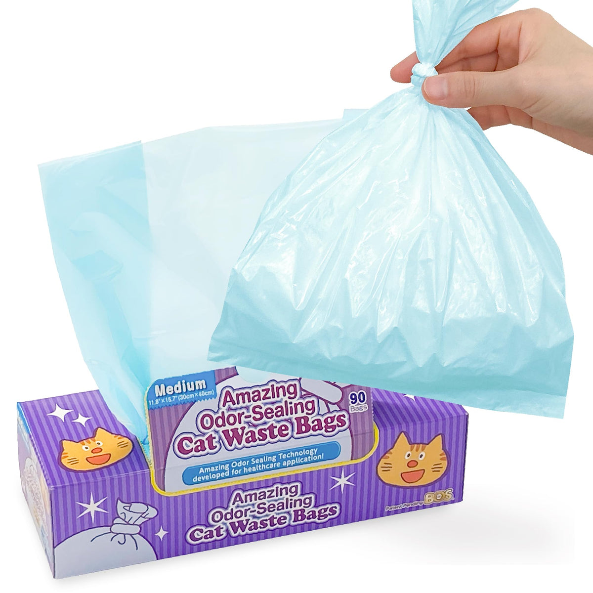 Unscented Cat Waste Disposal Bags 90 Count R906832