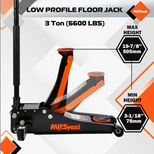 3 Ton Low Profile Hydraulic Floor Jack L787243