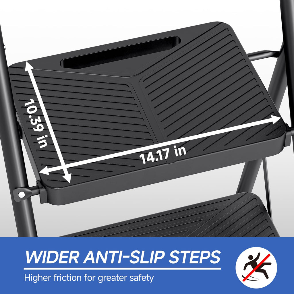 2 Step Ladder with Anti-Slip Pedals C271