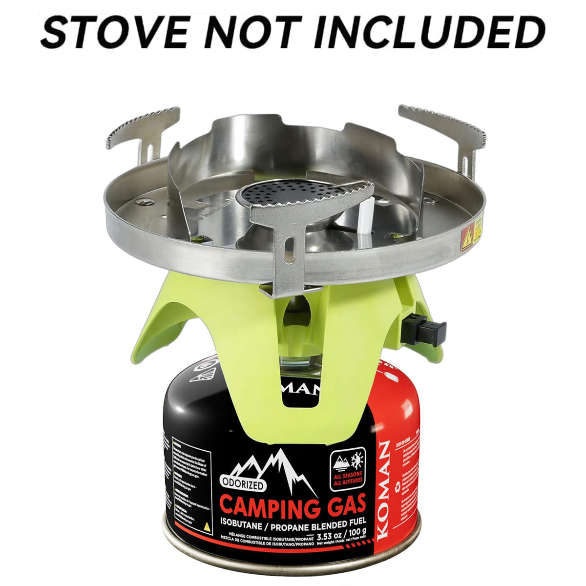 Isobutane Propane Fuel Canister 4 oz 6 Pack Z455383