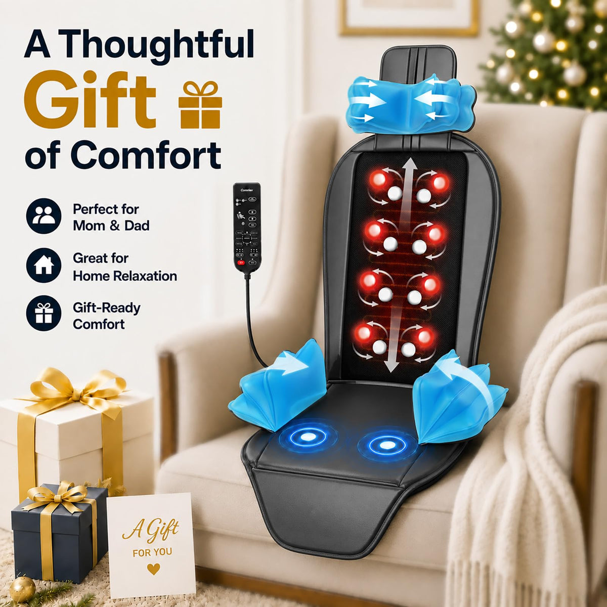 Shiatsu Massage Cushion with Heat E10297