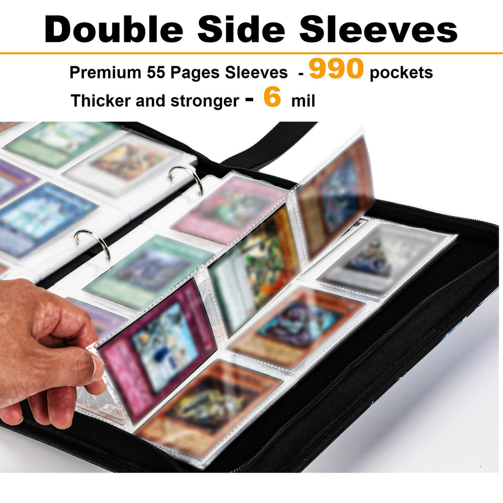 Trading Card Binder 990 Pockets G713