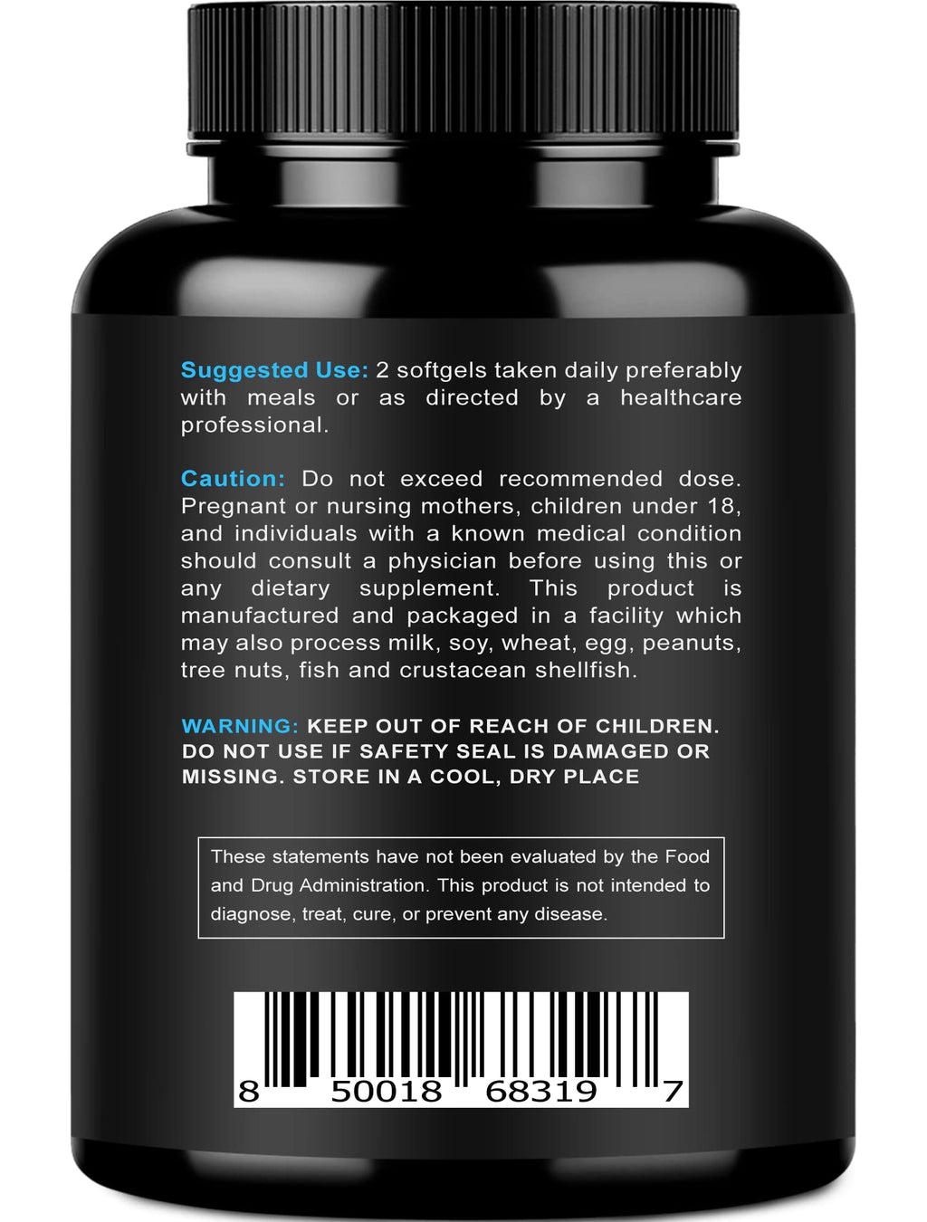 Omega 3 Fish Oil 2000mg 120 Softgels M3519