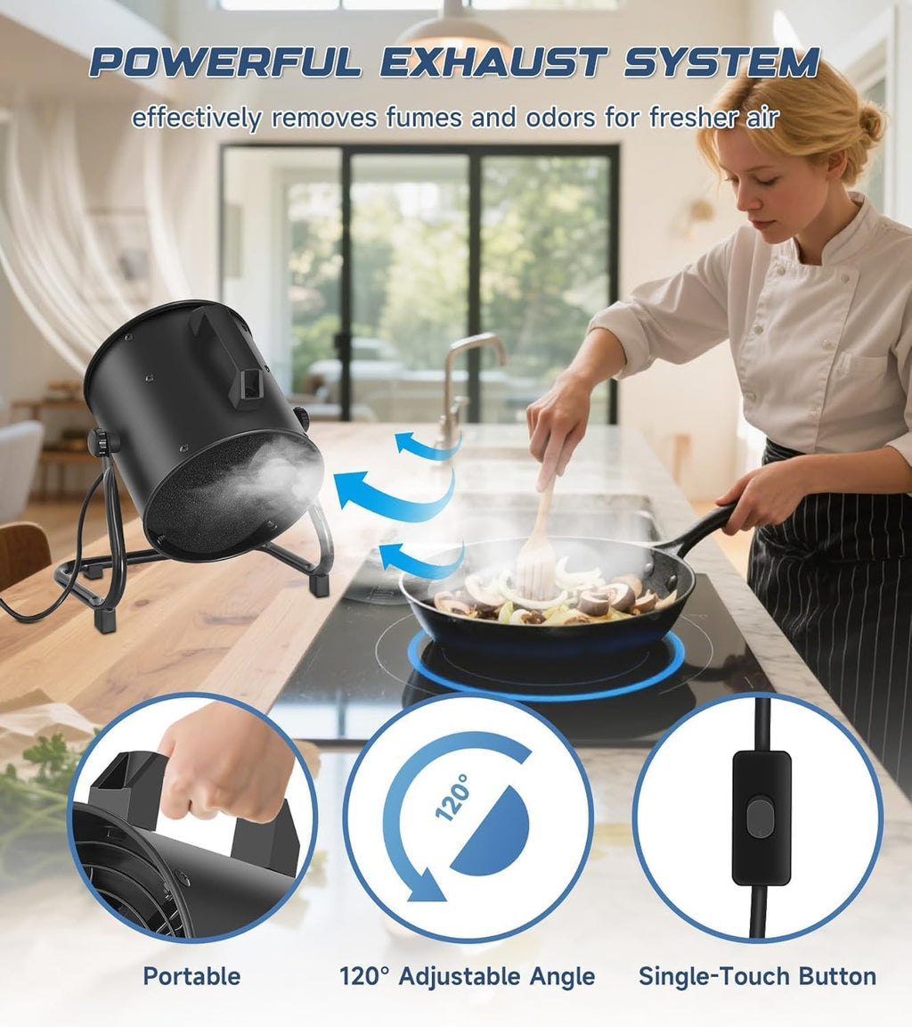8'' Portable Range Hood with Switch F153