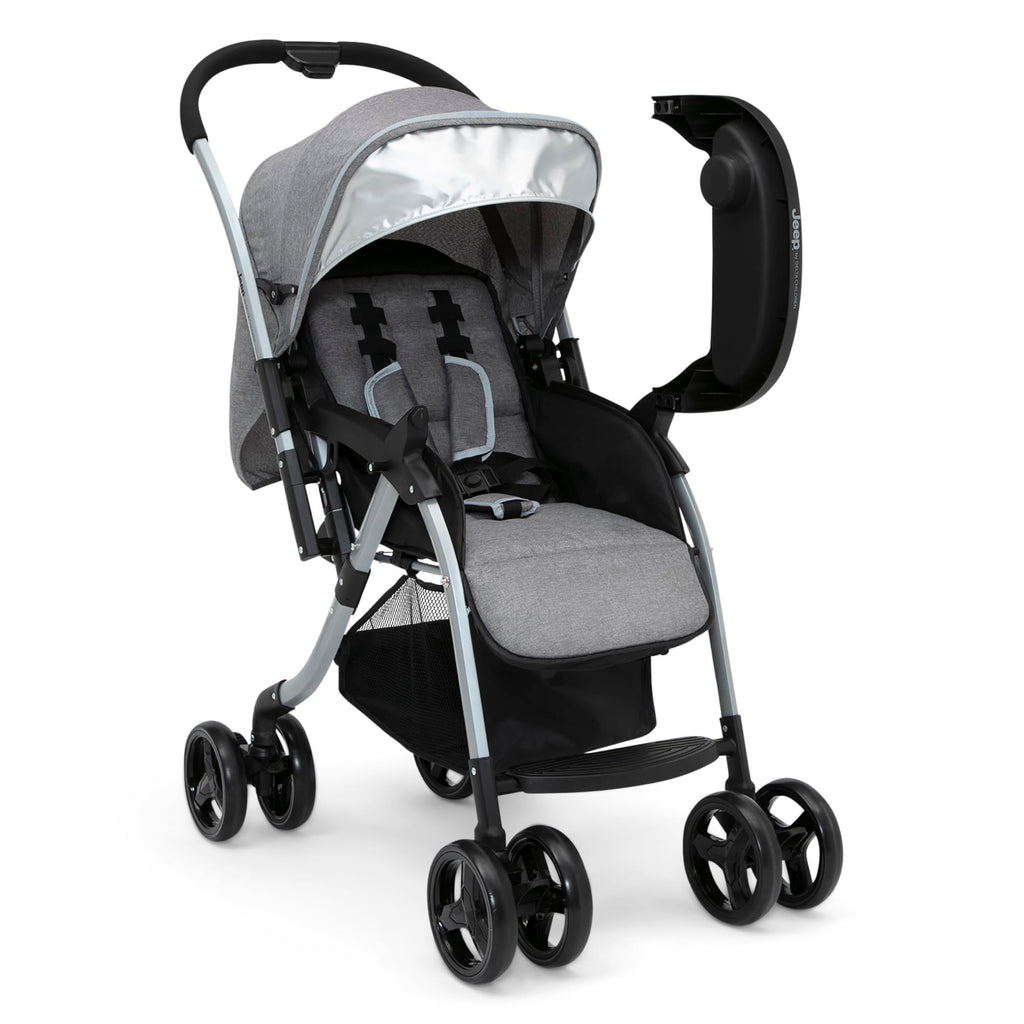 Grey Tweed Stroller F8292